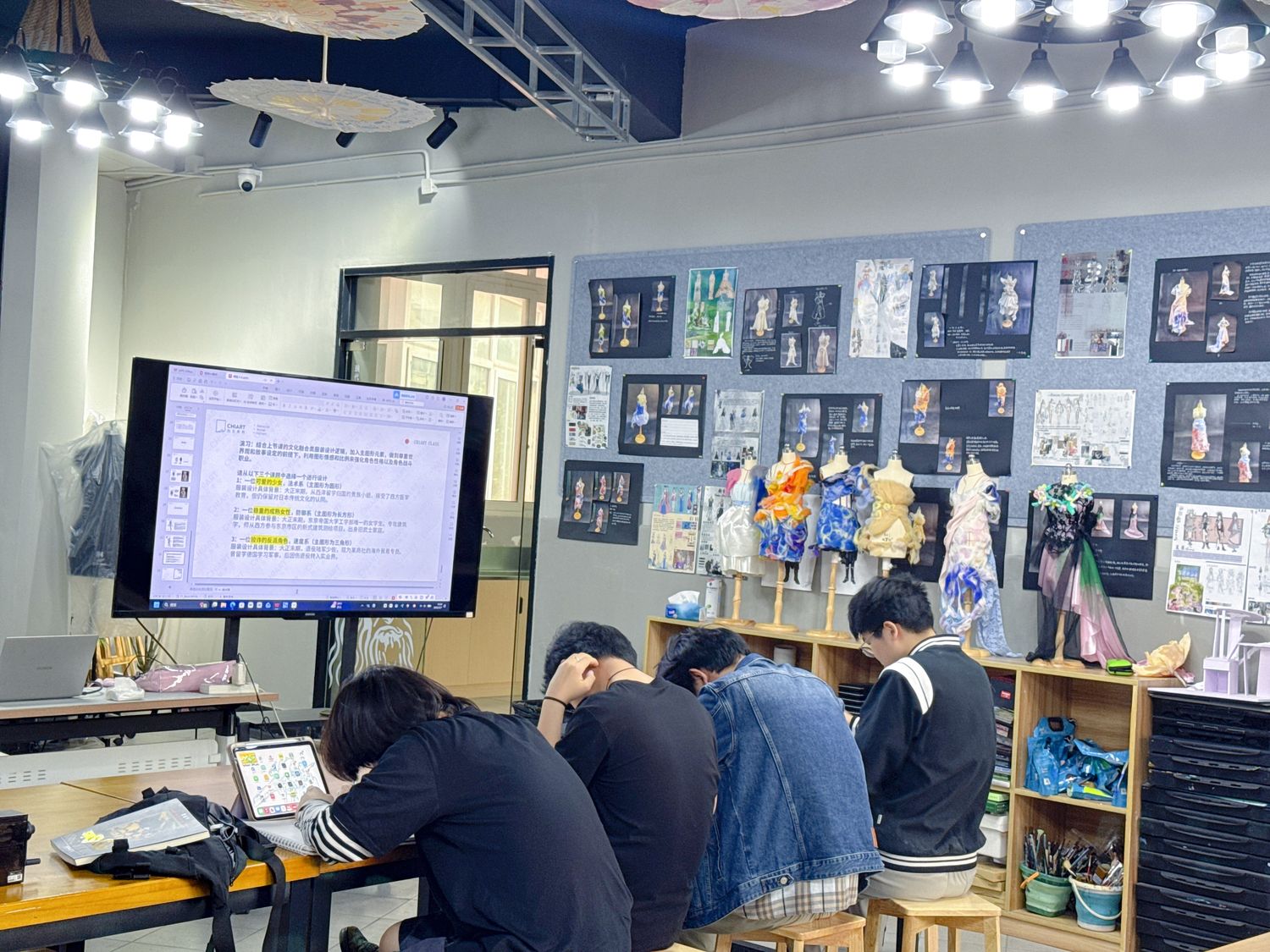 An art class in progress at Boya International Academy