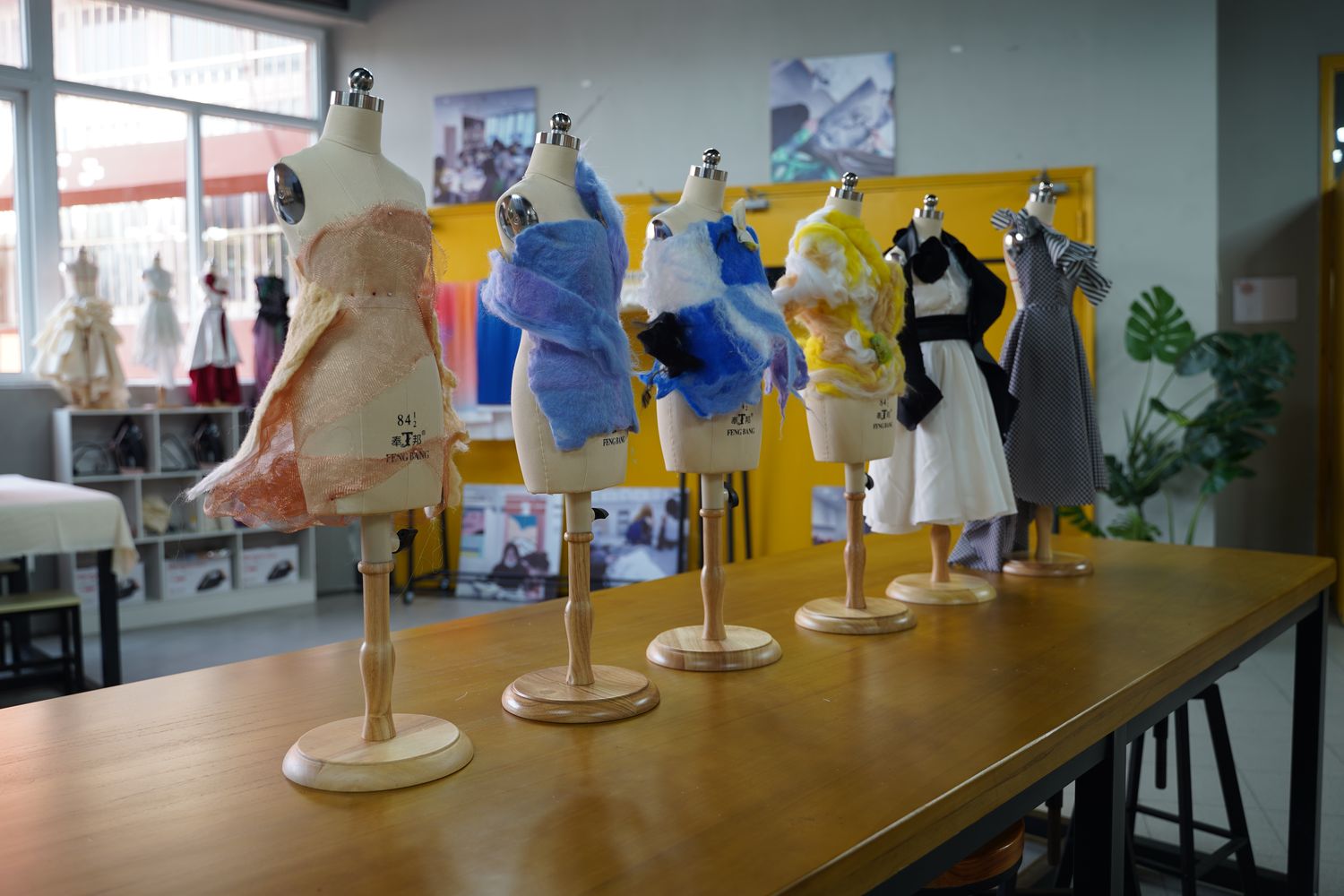 Fashion design in the studio